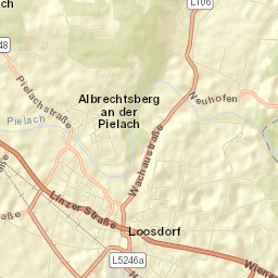 Loosdorf Street Map