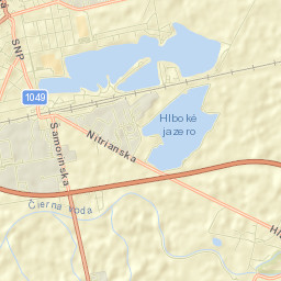 Okres Senec Street Map