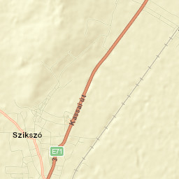 Szikszó Street Map
