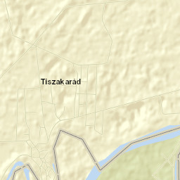 Tiszakarád Street Map