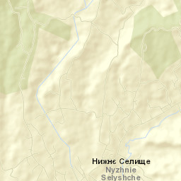 Nyzhnye Selyshche Street Map