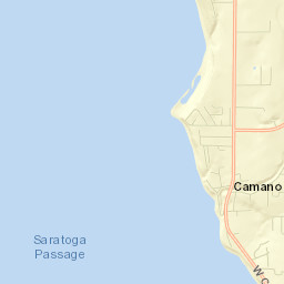 Camano Street Map