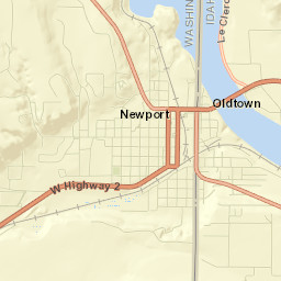 Newport Street Map