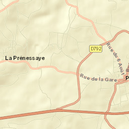 Plémet Street Map