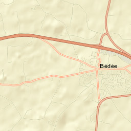 Bédée Street Map