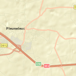 Pleumeleuc Street Map