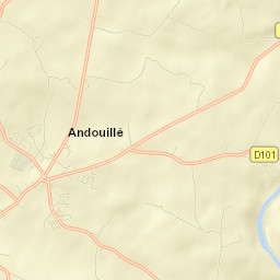 Andouillé Street Map