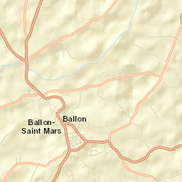 Ballon Street Map