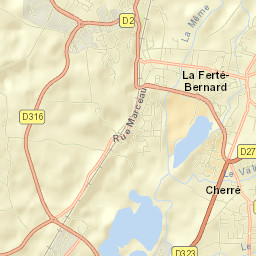La Ferté-Bernard Street Map