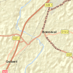 Bonneval Street Map