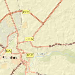 Pithiviers Street Map