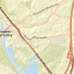 Souppes-sur-Loing Street Map