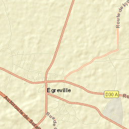 Égreville Street Map