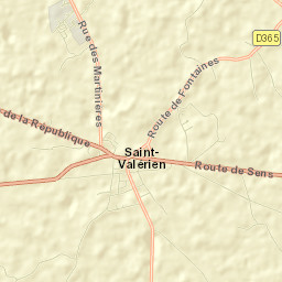 Saint-Valérien Street Map