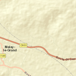 Malay-le-Grand Street Map