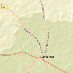 Corcieux Street Map