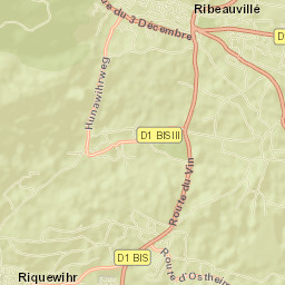 Riquewihr Street Map