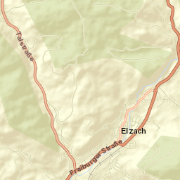 Elzach Street Map
