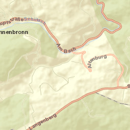 Tennenbronn Street Map
