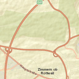 Zimmern ob Rottweil Street Map