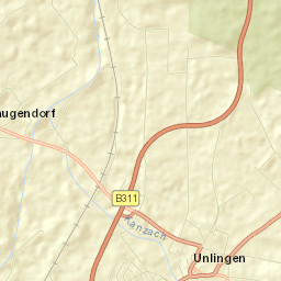 Tübingen Region Street Map