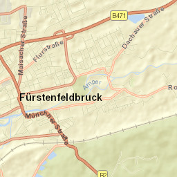 Fürstenfeldbruck Street Map