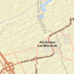 Kirchheim bei München Street Map