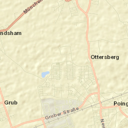 Poing Street Map