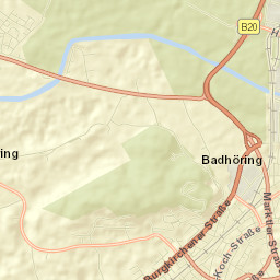 Burghausen Street Map