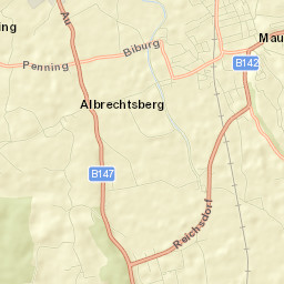 Mauerkirchen Street Map