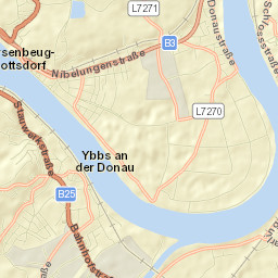 Persenbeug Street Map