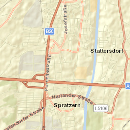 Spratzern Street Map