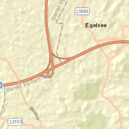 Politischer Bezirk Sankt Pölten Street Map