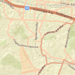 Hietzing Street Map