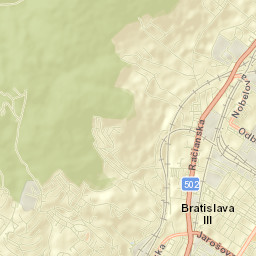 Okres Bratislava III Street Map