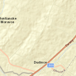 Dudince Street Map