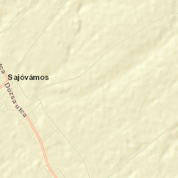 Sajóvámos Street Map