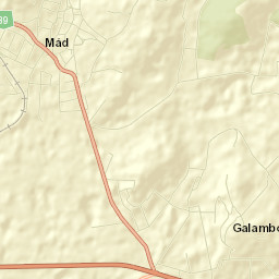 Mád Street Map