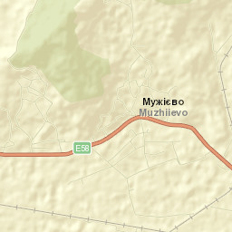 Muzhiyevo Street Map