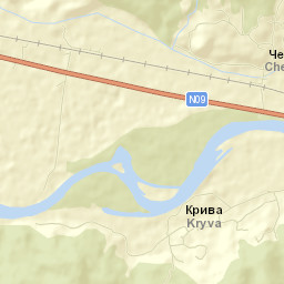Kryva Street Map