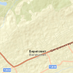 Berehomet Street Map