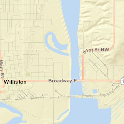 Williston Street Map