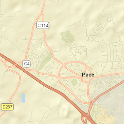 Pacé Street Map