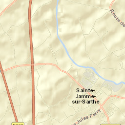 Sainte-Jamme-sur-Sarthe Street Map