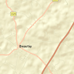 Beaufay Street Map