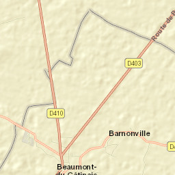 Beaumont-du-Gâtinais Street Map