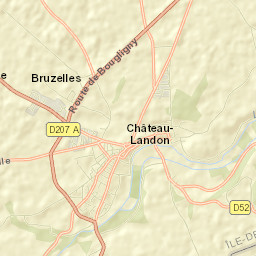 Château-Landon Street Map