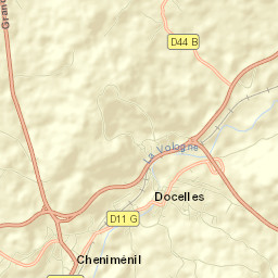Docelles Street Map