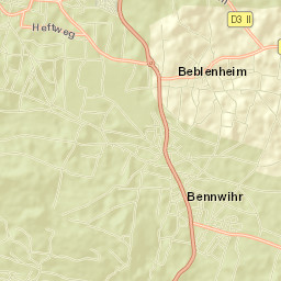Bennwihr Street Map