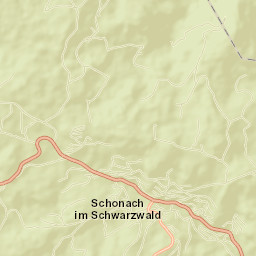 Schonach im Schwarzwald Street Map